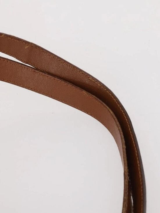 GUCCI Bamboo Backpack Leather Brown Gold Auth 169775 main image 14